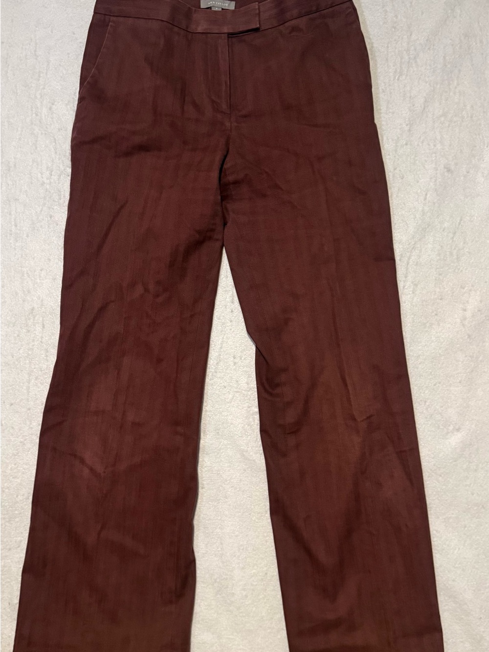Ann Taylor Wide-Leg Trouser Burgundy Size 6